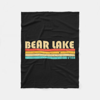 Couverture Polaire Bear Lake Utah Funny Pêche Camping été