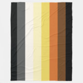 Couverture Polaire Bear Pride Stripes (Devant)