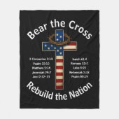 Couverture Polaire Bear the Cross - Reconstruire la nation (Devant)