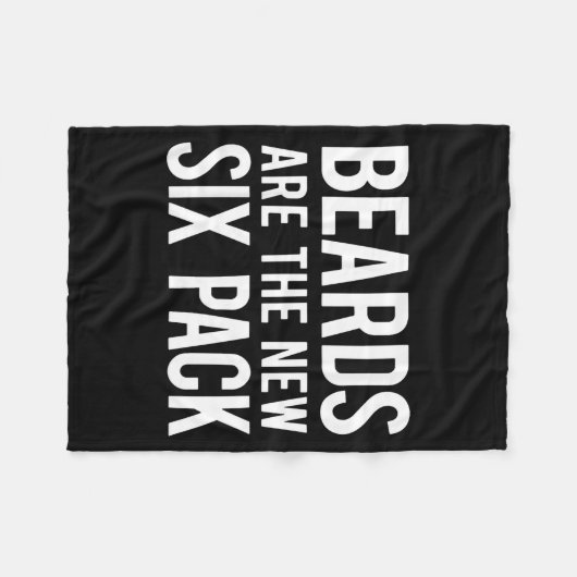 Couverture Polaire Beards Are The New Six Pack (Devant (Horizontal))