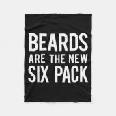Couverture Polaire Beards Are The New Six Pack  (Devant)