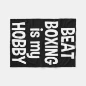 Couverture Polaire Beat Boxing Est Mon Hob3 (Devant (Horizontal))