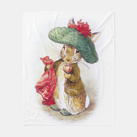 Couverture Polaire Beatrix Potter : Lapin de Benjamin (Devant)