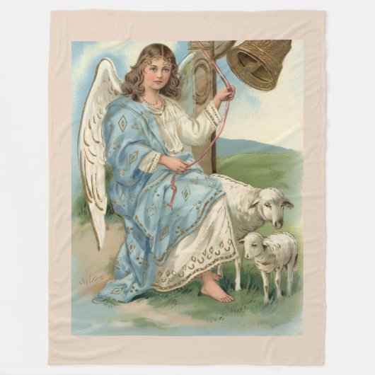 Couverture Polaire Beau Ange Et Boule D'Or (Devant)