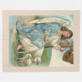 Couverture Polaire Beau Ange Et Boule D'Or (Devant (Horizontal))
