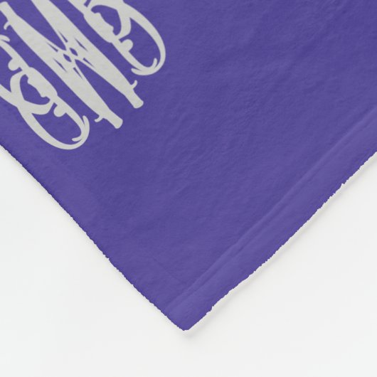 Couverture Polaire Beau argent et bleu (Coin)