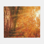 Couverture Polaire Beau automne (Devant (Horizontal))