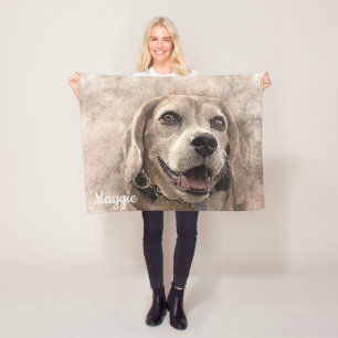 Couverture Polaire Beau Beagle