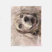 Couverture Polaire Beau Beagle (Devant)