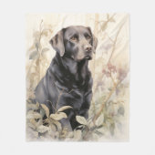 Couverture Polaire Beau Black Lab (Devant)