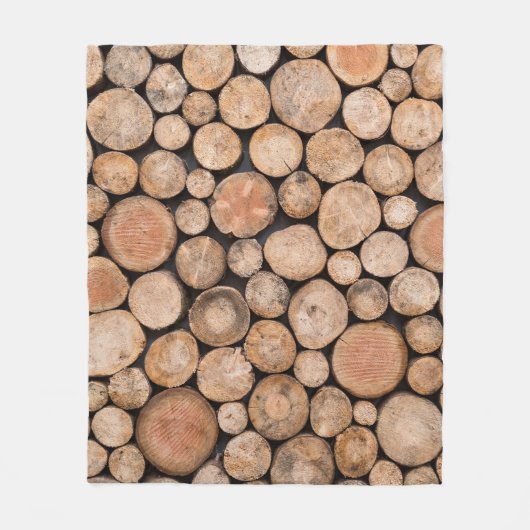 Couverture Polaire beau bois (Devant)