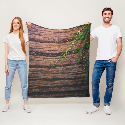 Couverture Polaire beau bois ancien (En situation)