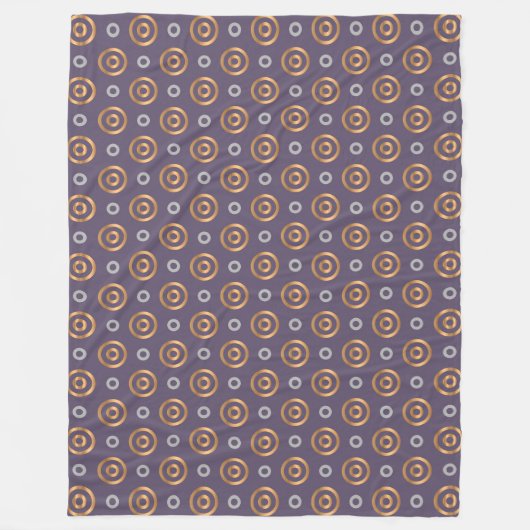 Couverture Polaire Beau Cercles Motif (Devant)