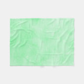 Couverture Polaire Beau ciel nuageux de batik vert en bon état (Devant (Horizontal))