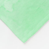 Couverture Polaire Beau ciel nuageux de batik vert en bon état (Coin)