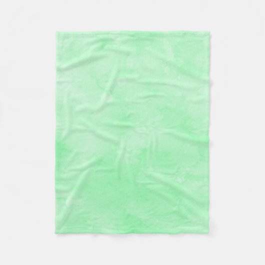 Couverture Polaire Beau ciel nuageux de batik vert en bon état (Devant)