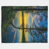 COUVERTURE POLAIRE BEAU COUCHER DE SOLEIL (Devant (Horizontal))