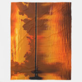 COUVERTURE POLAIRE BEAU COUCHER DE SOLEIL (Devant)