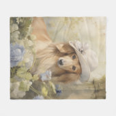 Couverture Polaire Beau Dachshund (Devant (Horizontal))