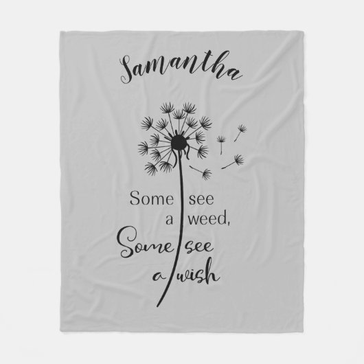 Couverture Polaire Beau désir de Dandelion (Devant)