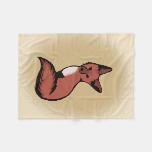 Couverture Polaire Beau Fox rouge (Devant (Horizontal))