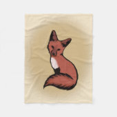 Couverture Polaire Beau Fox rouge (Devant)