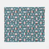 Couverture Polaire Beau Motif d'été (Devant (Horizontal))