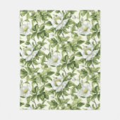 Couverture Polaire Beau motif floral classique (Devant)