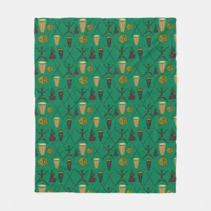 Couverture Polaire Beau Motif Symboles