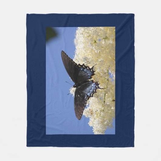 Couverture Polaire Beau Papillon (Devant)