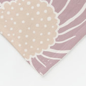 Couverture Polaire Beau pastel motif l Cute design avec script (Coin)