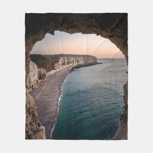 Couverture Polaire Beau Paysage marin (Devant)