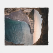 Couverture Polaire Beau Paysage marin (Devant (Horizontal))