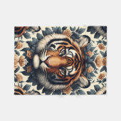 Couverture Polaire Beau tigre (Devant (Horizontal))