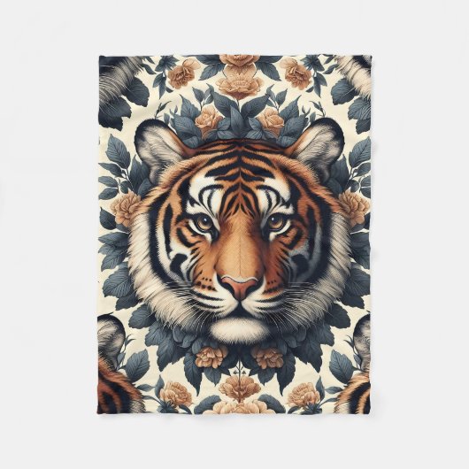 Couverture Polaire Beau tigre (Devant)
