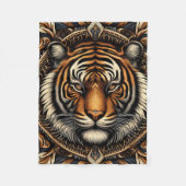 Couverture Polaire Beau tigre (Devant)