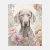 Couverture Polaire Beau Weimaraner (Devant)