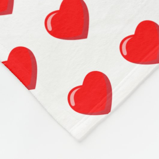 Couverture Polaire Beaucoup de harengs rouges sur les blancs (Coin)