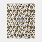 Couverture Polaire Beaucoup de Parson Jack Russell Terriers chiens mo (Devant)