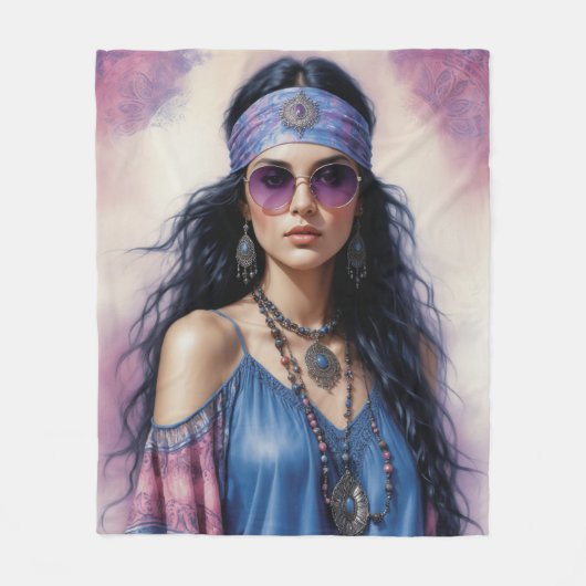 Couverture Polaire Beauté de Boho (Devant)