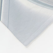 Couverture Polaire Beauté florale Abstraite moderne Blue Pastel Flowe (Coin)