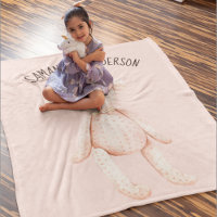 Beauté Moderne Pastel Pink Teddy Ours Avec Nom