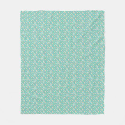 Couverture Polaire Beautiful blue hearts fleece blanket (Devant)