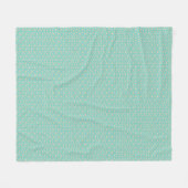 Couverture Polaire Beautiful blue hearts fleece blanket (Devant (Horizontal))