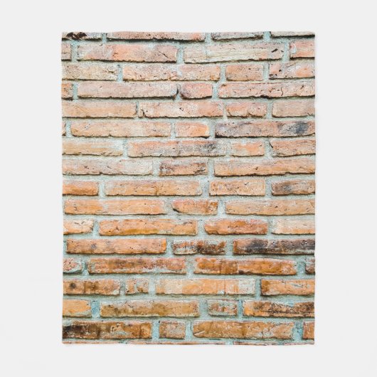 Couverture Polaire Beautiful brick wall Old classicabstract, architec (Devant)