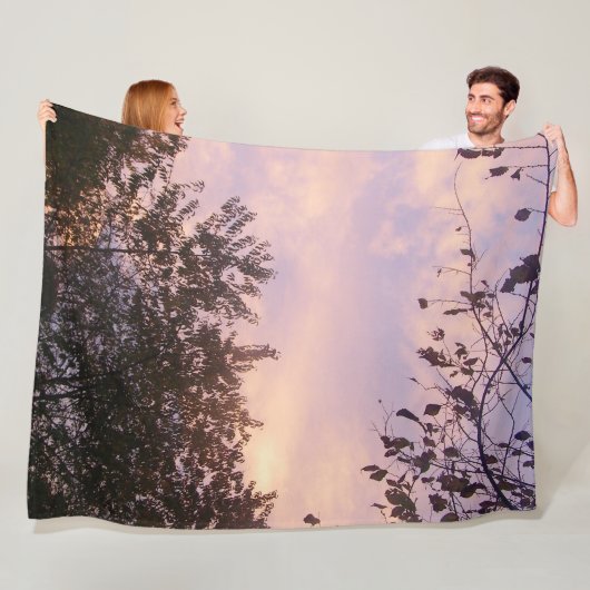 Couverture Polaire Beauty of the Dusk Fleece Blanket (En situation)