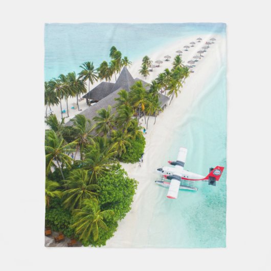 Couverture Polaire Beaux animaux marins (Devant)