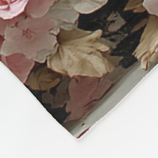 Couverture Polaire Beaux bouleaux rivière de campagne (Coin)