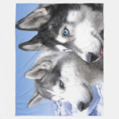 COUVERTURE POLAIRE BEAUX CHIENS (Devant)