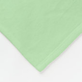 Couverture Polaire Beaux Feuilles Green Laurel sur Lime Green (Coin)